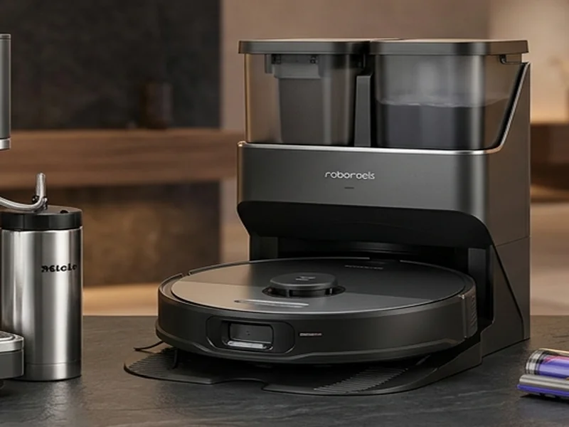 Saug- und Wischroboter mit automatischer Absaugstation